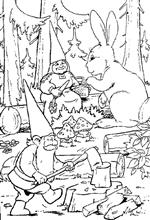 coloring page David the Gnome